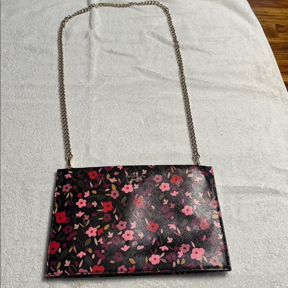 Kate Spade Pink Floral Chain Crossbody